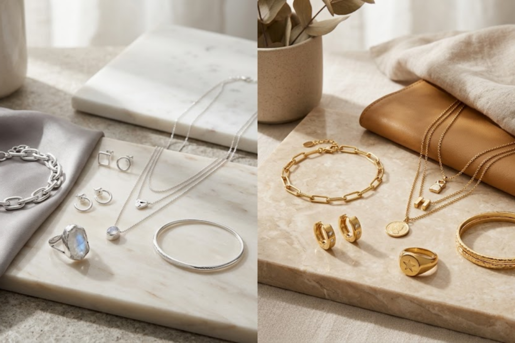 Sterling Silver Jewellery Vs Gold Jewellery