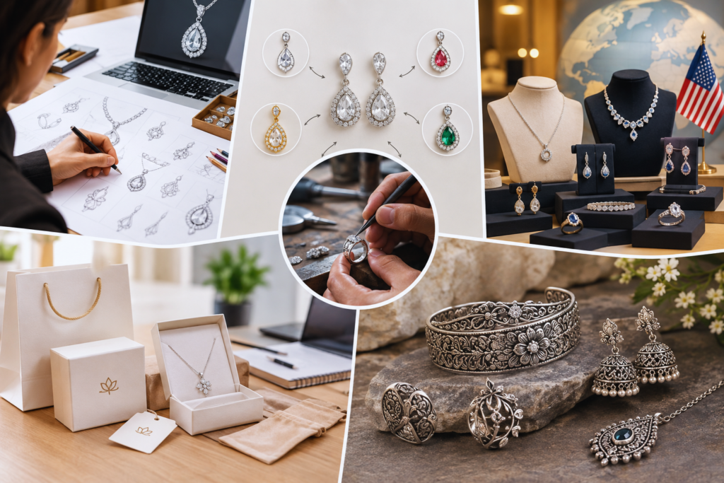 Custom Silver Jewellery Manufacturing